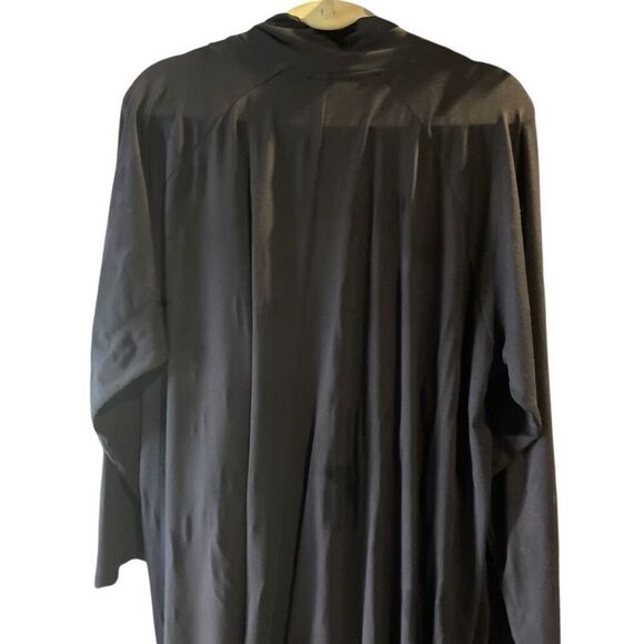 Eileen Fisher System  Plus Size Black Tencel Waterfall Cardigan Size 2X - Picture 5 of 5